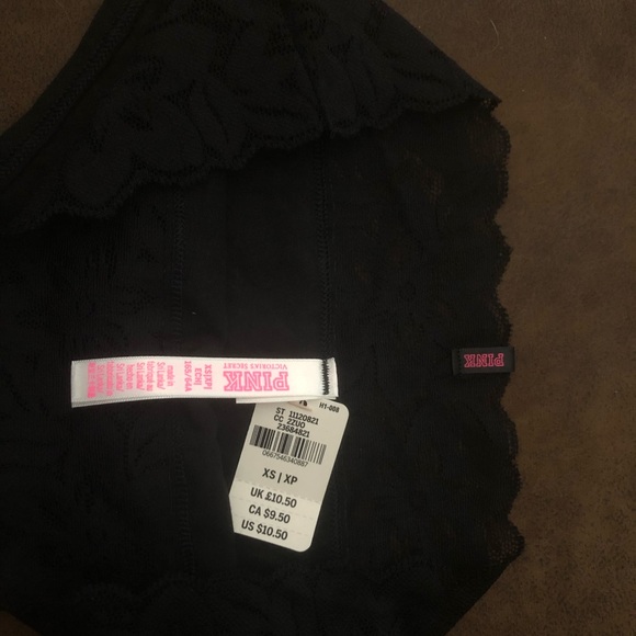 PINK Cotton & Lace Hipster XS NEW-never worn - Picture 5 of 7